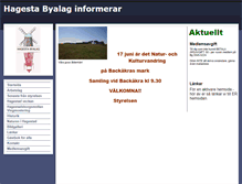 Tablet Screenshot of hagestad.se